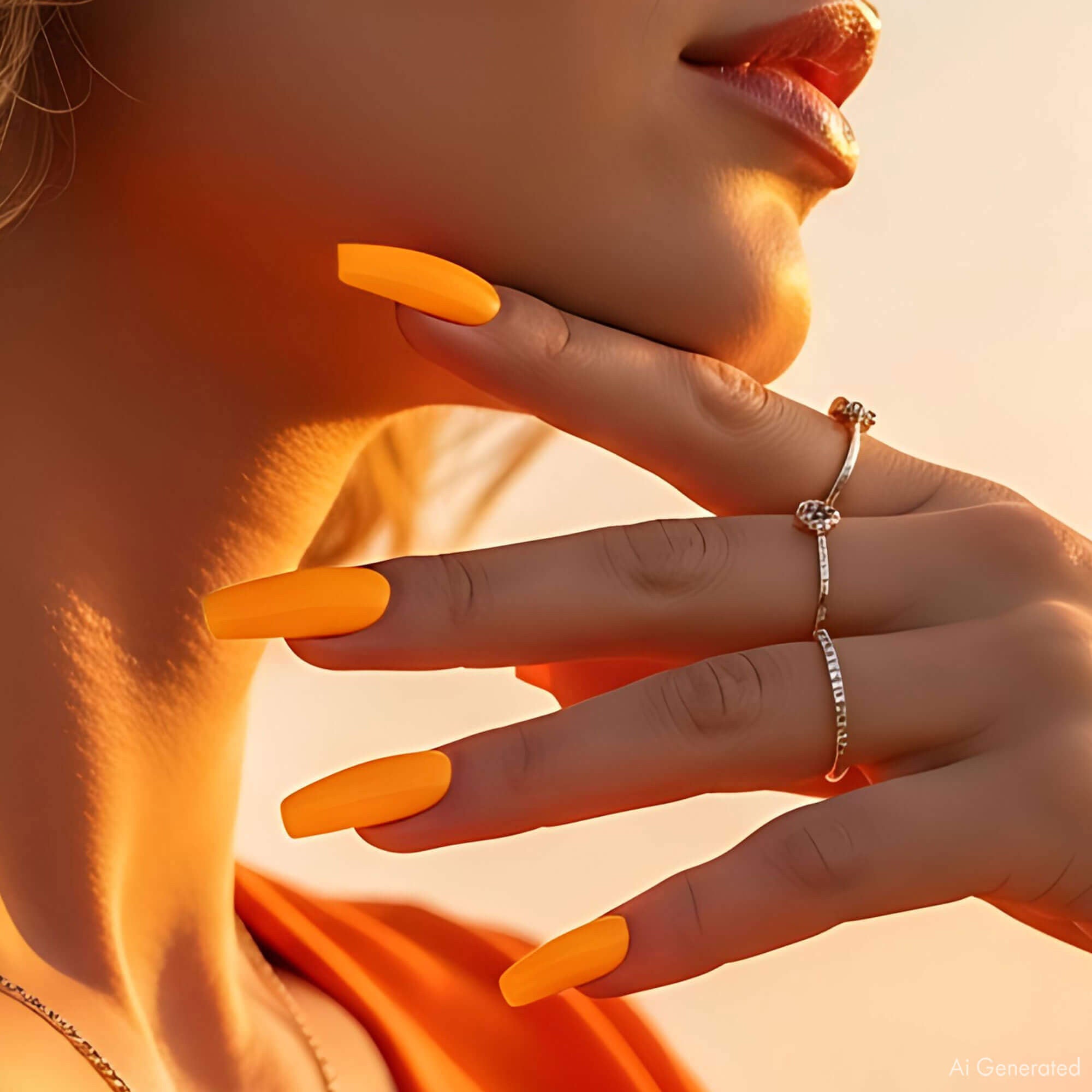 Gel Polish – Neon Orange – DN148 – 7ml – HEMA Free